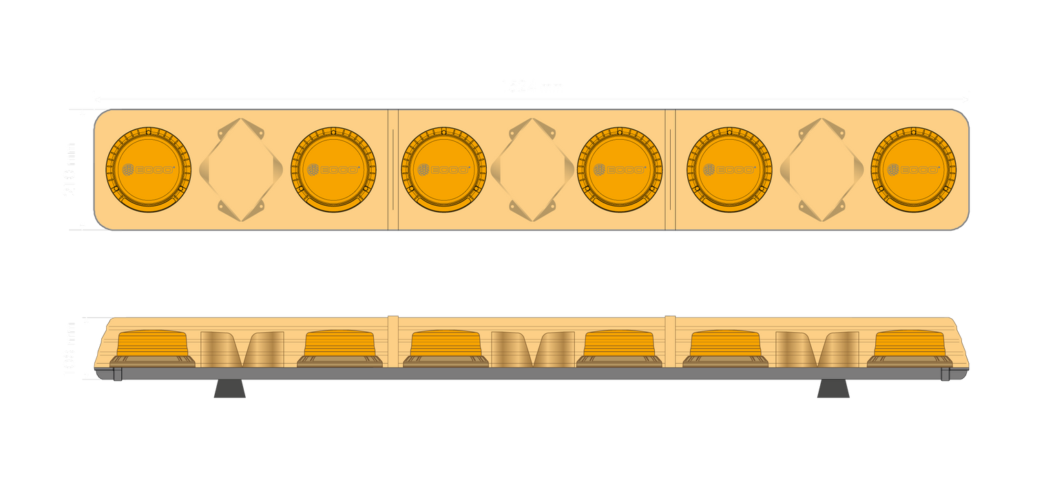 6-SERIEN LED ORANGE