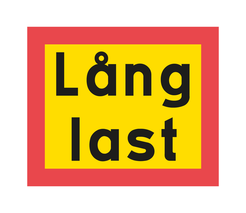 Lång last - 600 x 500 mm