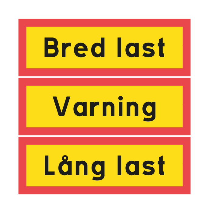 Dubbelsidiga skyltar 1200 x 400 mm